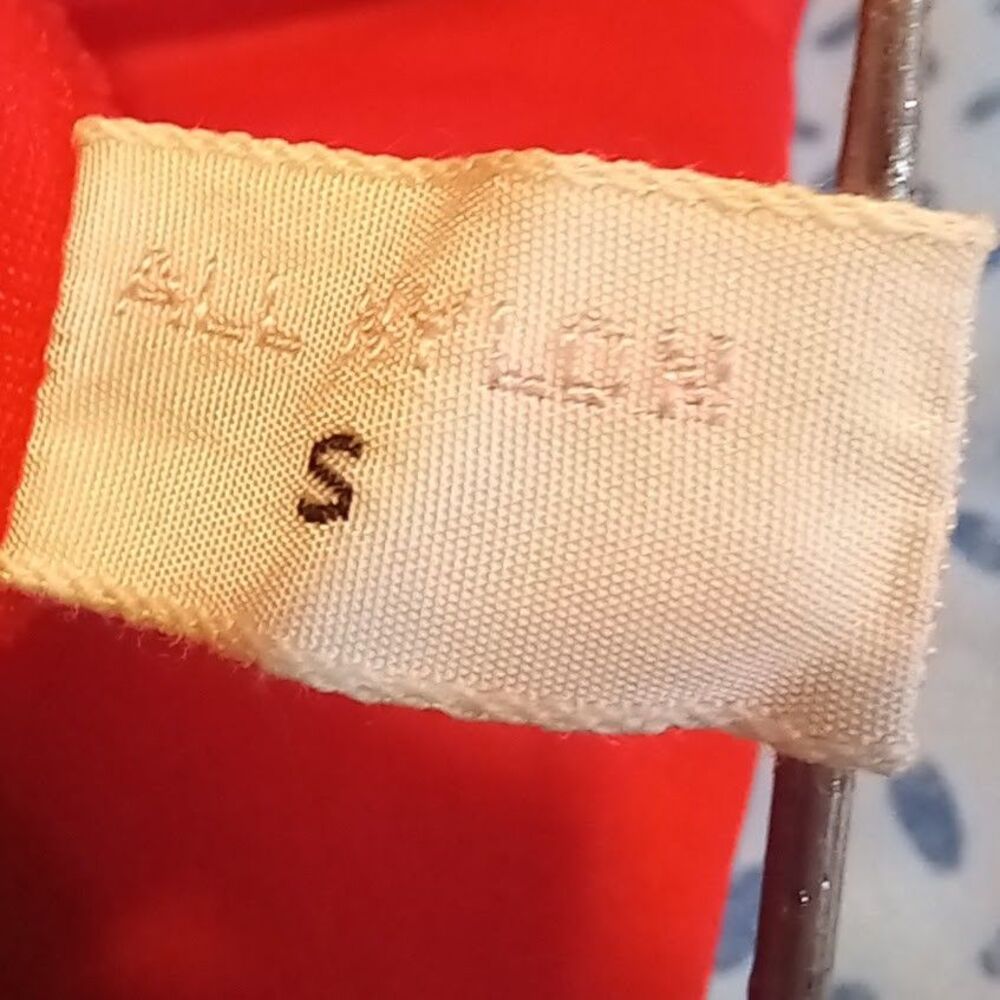 Vintage Shadowline Robe & Pant Set-Small/34-1950s-Button Front-Pockets-Red - Picture 11 of 11